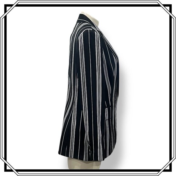 VINCE CAMUTO Striped Oversized Tailored Blazer - Size 10 / NWT - Picture 7 of 11